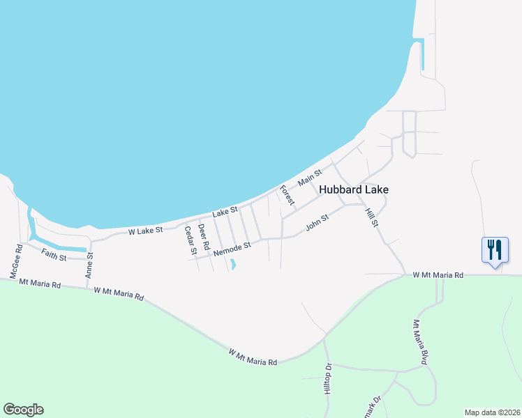 map of restaurants, bars, coffee shops, grocery stores, and more near 3501-3599 Elizabeth Street in Spruce