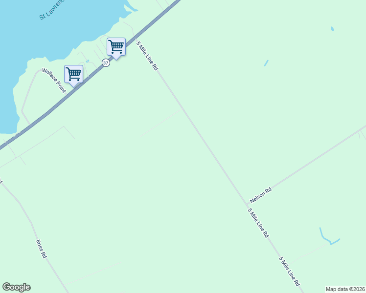 map of restaurants, bars, coffee shops, grocery stores, and more near 9511 5 Mile Line Rd in Ogdensburg
