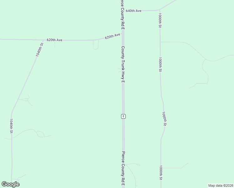 map of restaurants, bars, coffee shops, grocery stores, and more near 6053 County Road East in River Falls