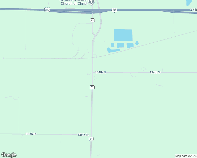 map of restaurants, bars, coffee shops, grocery stores, and more near 13425 County Road 51 in Cologne