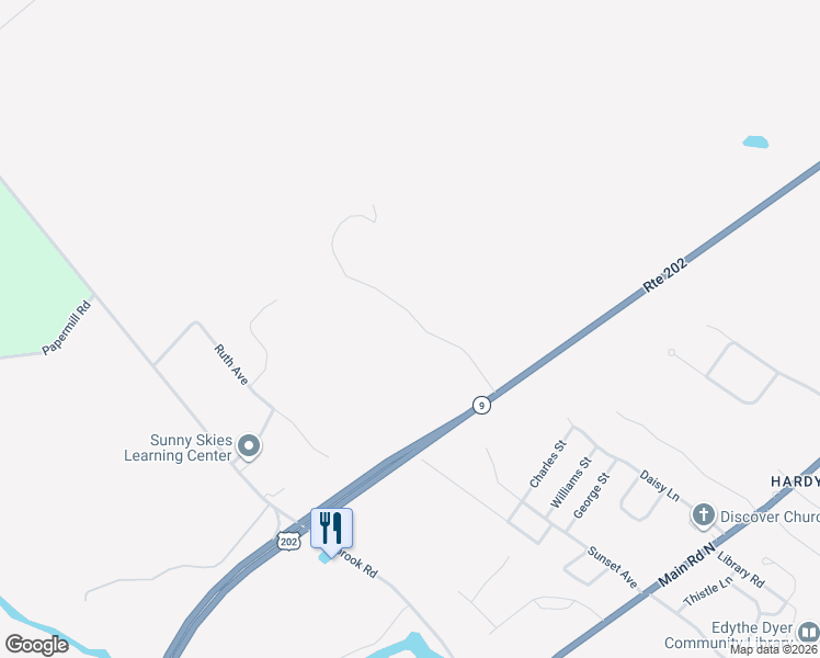 map of restaurants, bars, coffee shops, grocery stores, and more near 37 Main Trail in Hampden