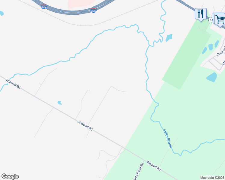 map of restaurants, bars, coffee shops, grocery stores, and more near 81 Pinetree Road in Brewer