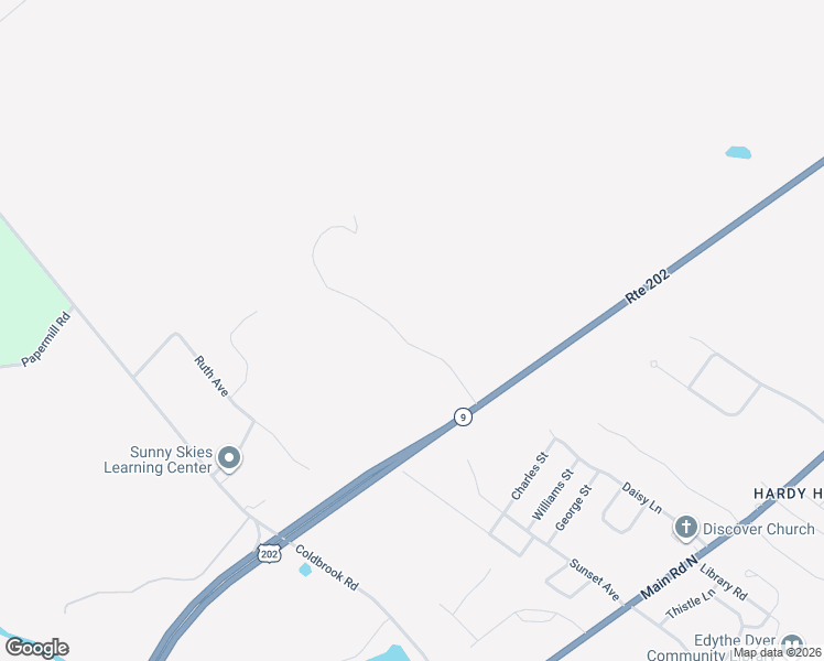 map of restaurants, bars, coffee shops, grocery stores, and more near 37 Main Trail in Hampden