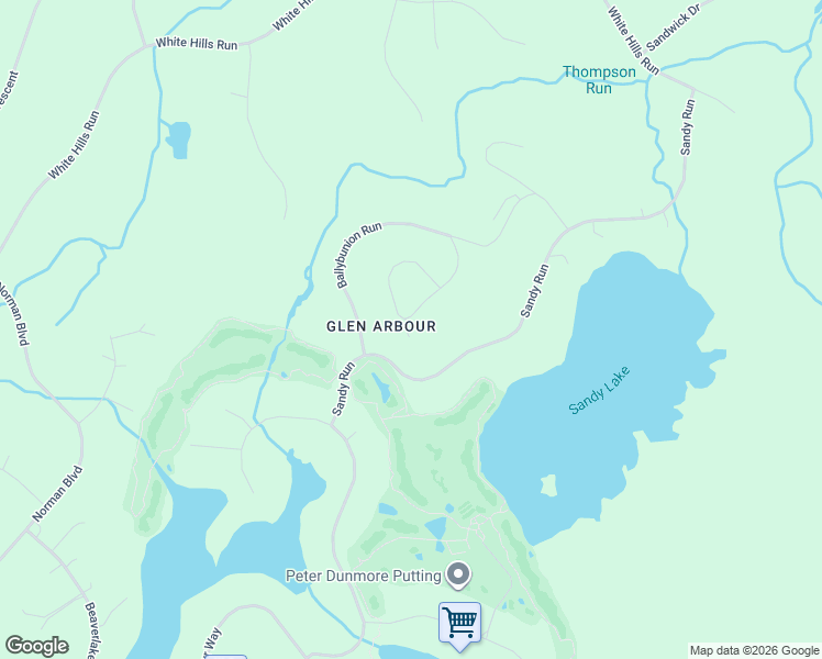 map of restaurants, bars, coffee shops, grocery stores, and more near 2 Merion Court in Hammonds Plains