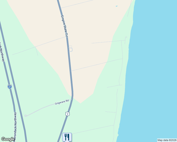 map of restaurants, bars, coffee shops, grocery stores, and more near 33 Hobbs Rd in Plattsburgh