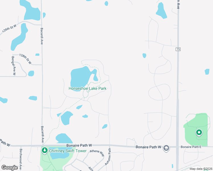 map of restaurants, bars, coffee shops, grocery stores, and more near 1533 131st Street West in Rosemount