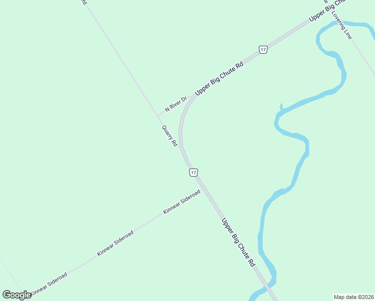 map of restaurants, bars, coffee shops, grocery stores, and more near 2403 Upper Big Chute Road in Coldwater