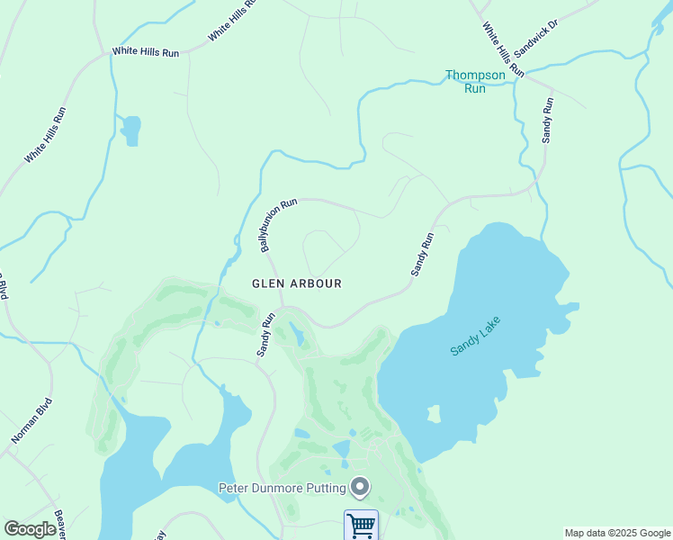 map of restaurants, bars, coffee shops, grocery stores, and more near 185 Carnoustie Drive in Hammonds Plains