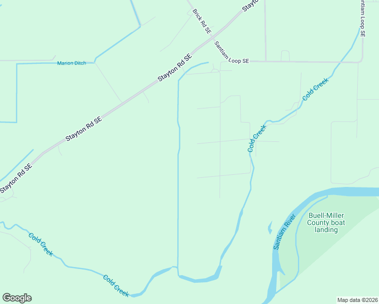 map of restaurants, bars, coffee shops, grocery stores, and more near 8758 Stayton Road Southeast in Turner