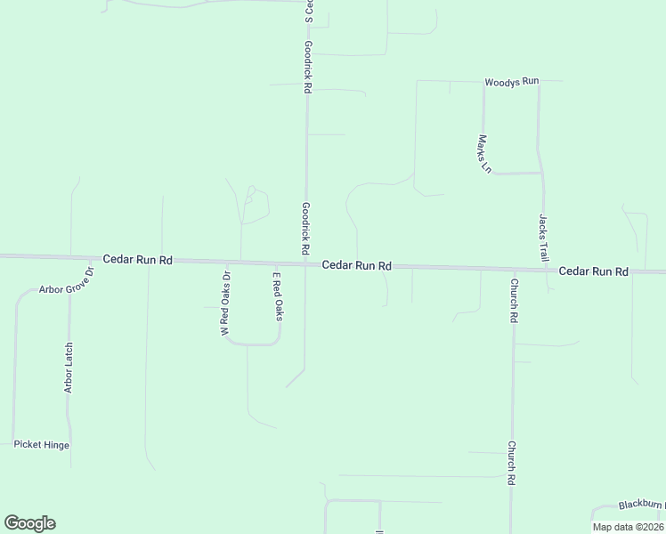 map of restaurants, bars, coffee shops, grocery stores, and more near 9855-9999 Cedar Run Road in Traverse City