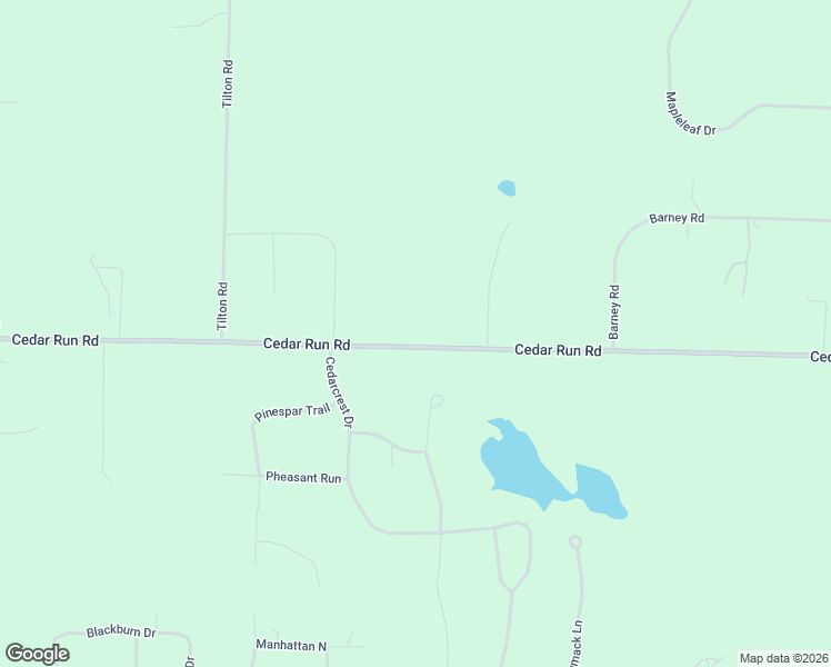 map of restaurants, bars, coffee shops, grocery stores, and more near 8616 Cedar Run Road in Traverse City