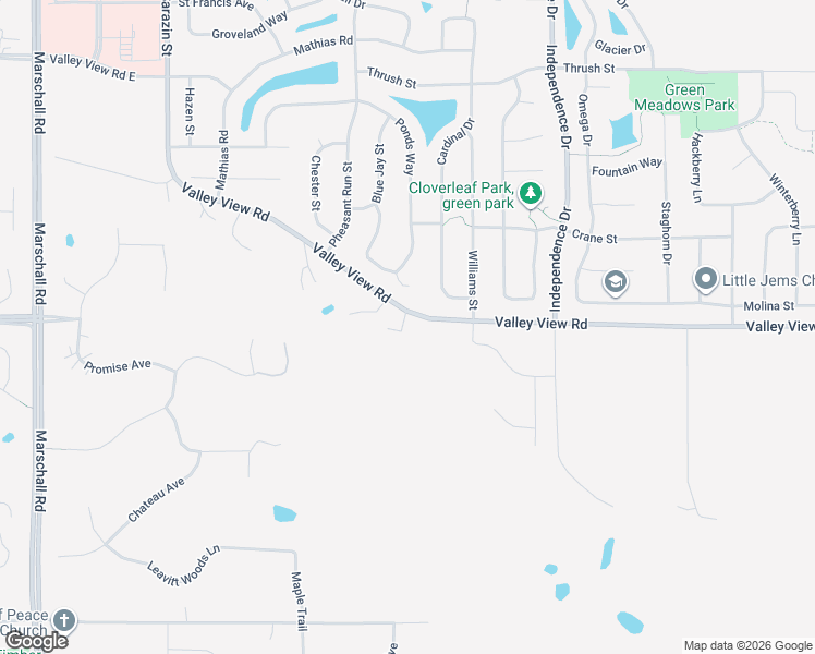 map of restaurants, bars, coffee shops, grocery stores, and more near 2468 Valley View Road in Shakopee