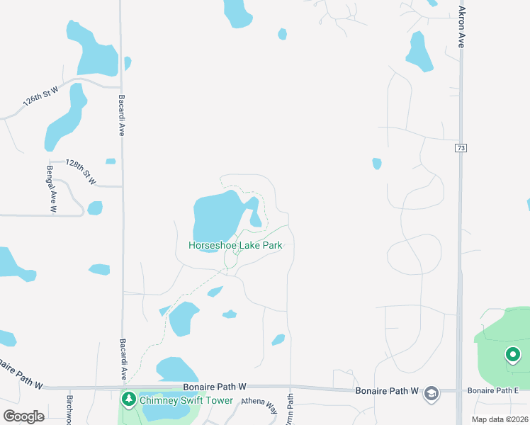 map of restaurants, bars, coffee shops, grocery stores, and more near 1533 131st Street West in Rosemount