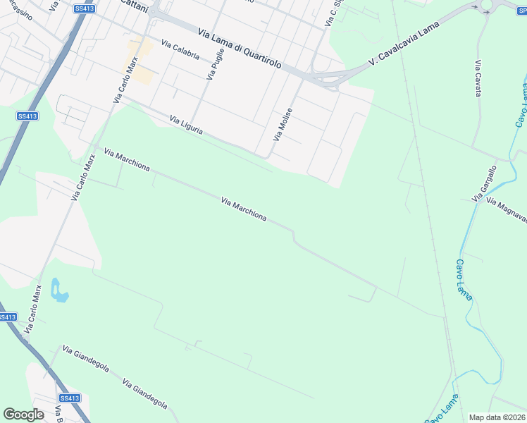 map of restaurants, bars, coffee shops, grocery stores, and more near 3 Via Marchiona in Provincia di Modena