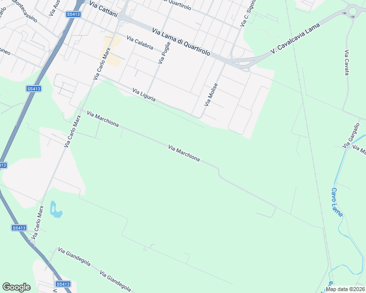 map of restaurants, bars, coffee shops, grocery stores, and more near 3 Via Marchiona in Provincia di Modena