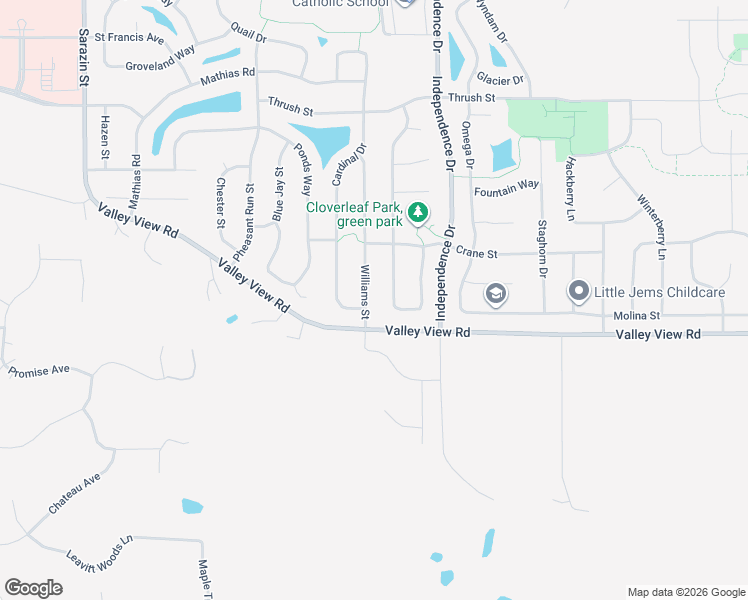 map of restaurants, bars, coffee shops, grocery stores, and more near 2161 Williams Street in Shakopee