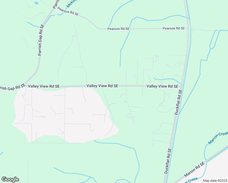 map of restaurants, bars, coffee shops, grocery stores, and more near 5476 Valley View Rd SE in Turner