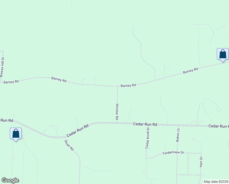 map of restaurants, bars, coffee shops, grocery stores, and more near 5233 Stricker Road in Traverse City