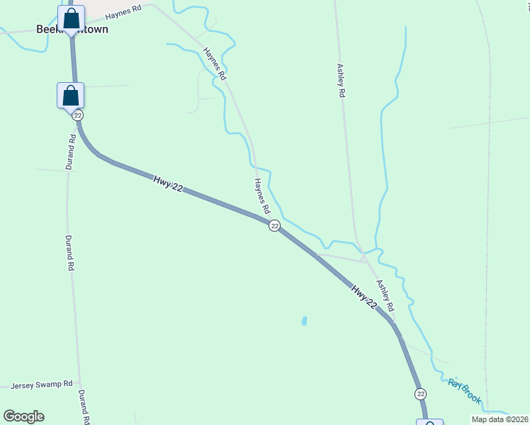 map of restaurants, bars, coffee shops, grocery stores, and more near 5 Haynes Road in Plattsburgh