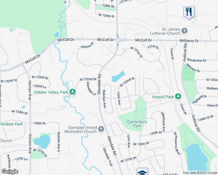 map of restaurants, bars, coffee shops, grocery stores, and more near 13274 Monterey Avenue South in Savage