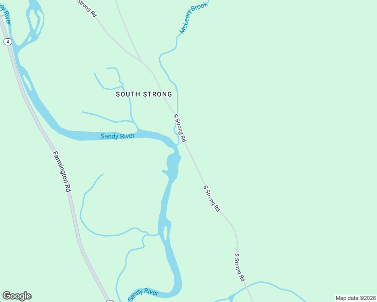 map of restaurants, bars, coffee shops, grocery stores, and more near South Strong Road in Strong