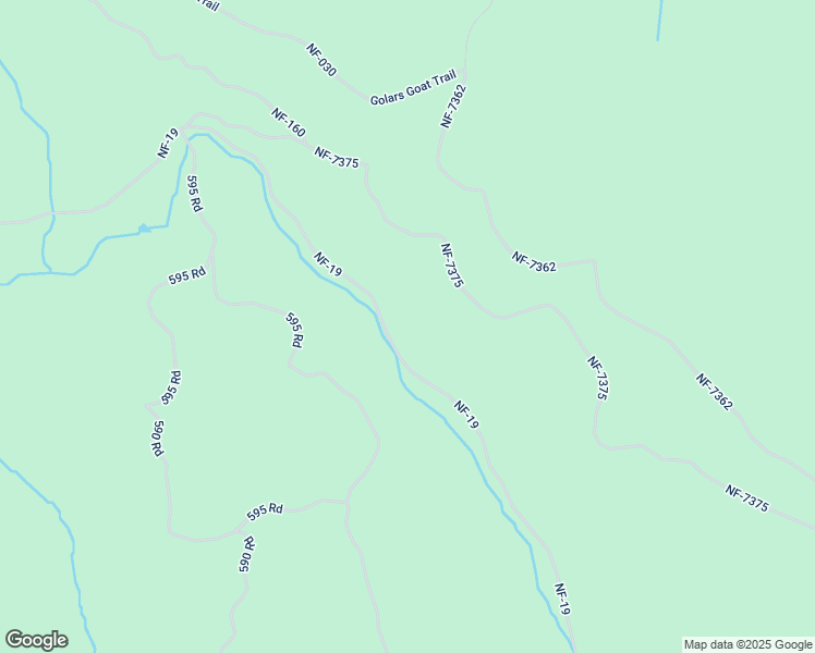 map of restaurants, bars, coffee shops, grocery stores, and more near National Forest Development Road 19 in Sumpter