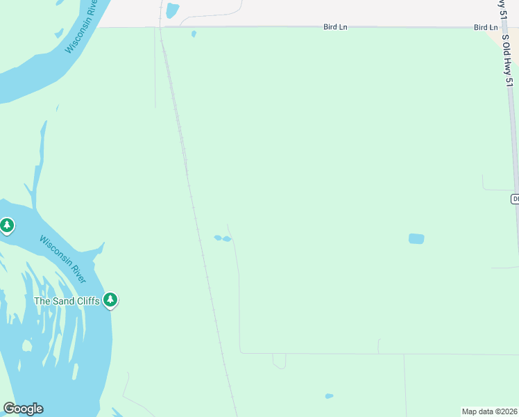 map of restaurants, bars, coffee shops, grocery stores, and more near 208600 Springer Lane in Mosinee