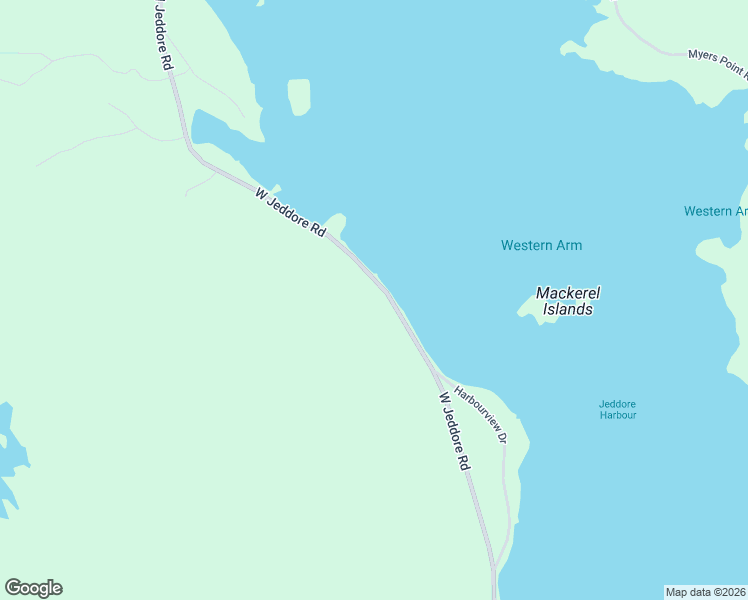 map of restaurants, bars, coffee shops, grocery stores, and more near 400 West Jeddore Road in Head of Jeddore