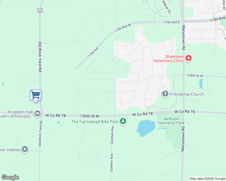 map of restaurants, bars, coffee shops, grocery stores, and more near 1889 Arcadia Street in Scott County