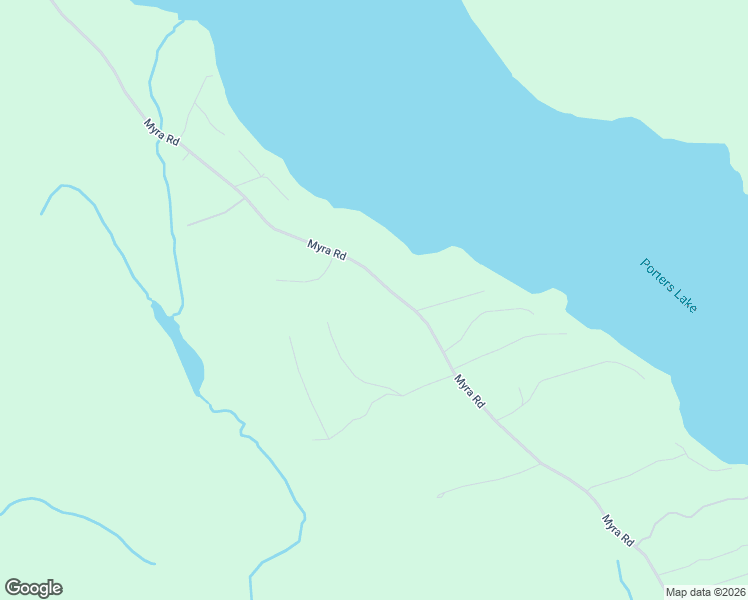map of restaurants, bars, coffee shops, grocery stores, and more near 836 Myra Road in Porters Lake