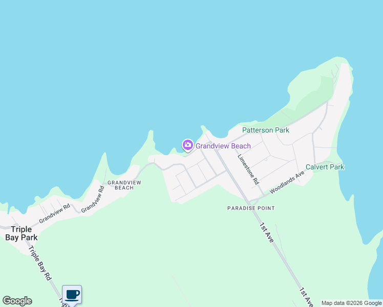 map of restaurants, bars, coffee shops, grocery stores, and more near 11 Grandview Beach Lane in Port McNicoll