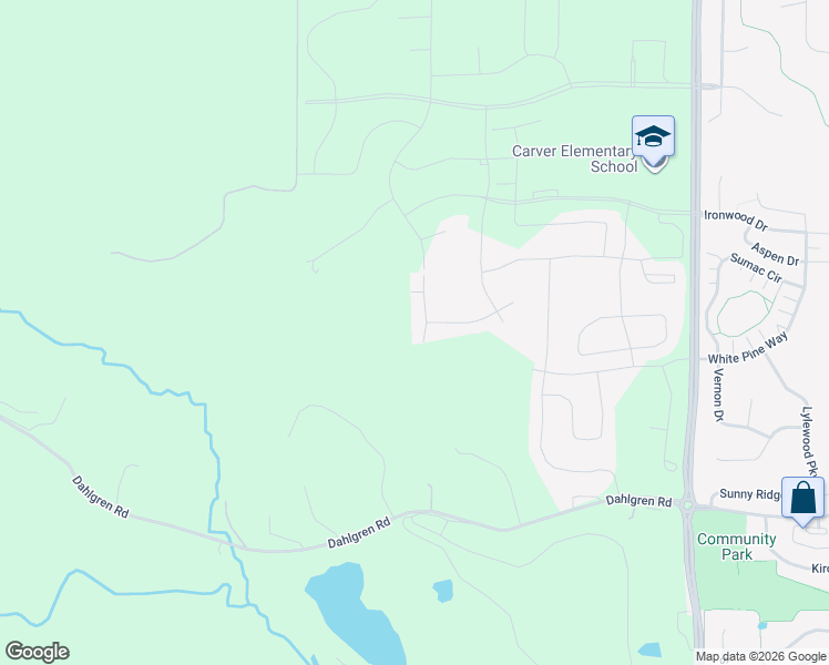 map of restaurants, bars, coffee shops, grocery stores, and more near 1902 Fulton Road in Carver
