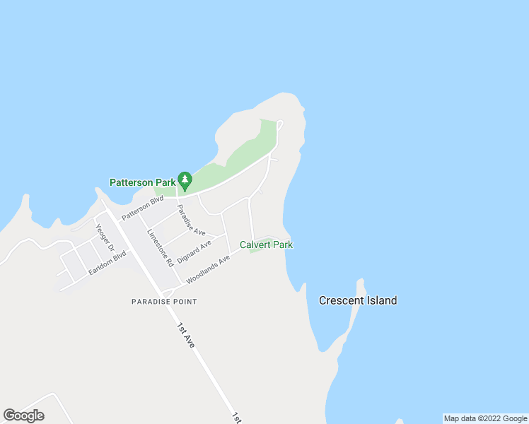 map of restaurants, bars, coffee shops, grocery stores, and more near 147 Woodlands Avenue in Port McNicoll