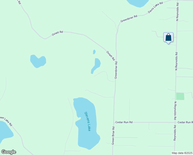 map of restaurants, bars, coffee shops, grocery stores, and more near 18383 Indian Springs Road in Lake Ann