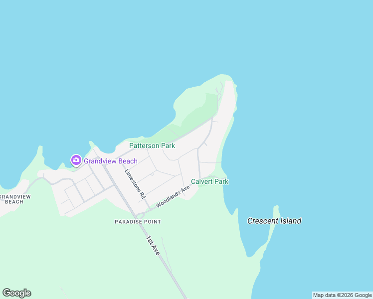 map of restaurants, bars, coffee shops, grocery stores, and more near 156 Silver Birch Crescent in Port McNicoll