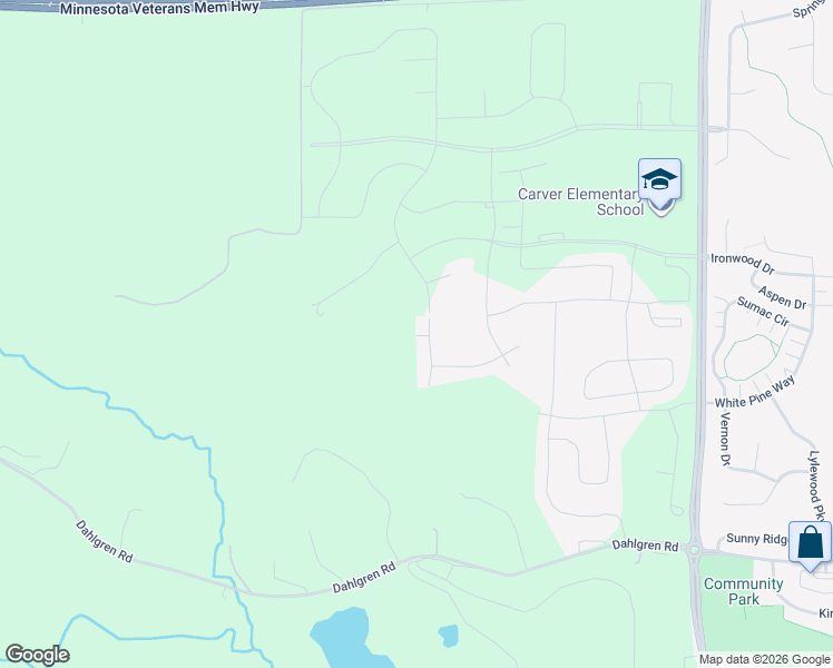 map of restaurants, bars, coffee shops, grocery stores, and more near 1916 Fulton Road in Carver