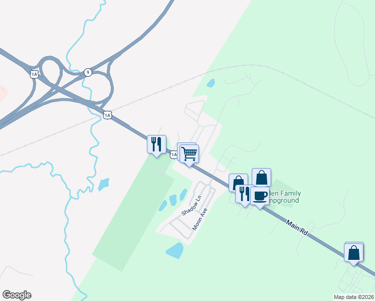 map of restaurants, bars, coffee shops, grocery stores, and more near 19 Nelligan Drive in Holden