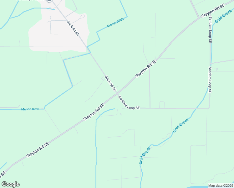 map of restaurants, bars, coffee shops, grocery stores, and more near 8799 Stayton Rd SE in Turner