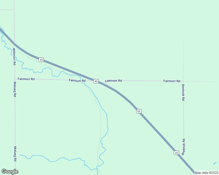 map of restaurants, bars, coffee shops, grocery stores, and more near U.S. 45 in Tigerton
