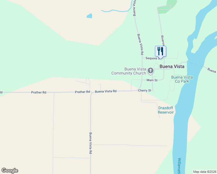 map of restaurants, bars, coffee shops, grocery stores, and more near 11515 Buena Vista Road in Independence