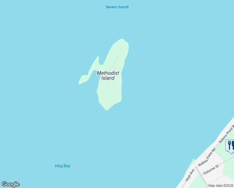 map of restaurants, bars, coffee shops, grocery stores, and more near in Simcoe County