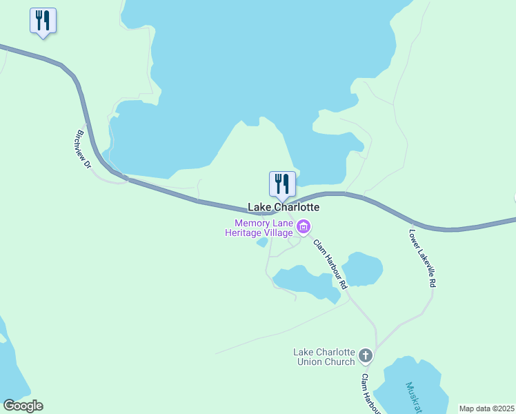 map of restaurants, bars, coffee shops, grocery stores, and more near 11459 Nova Scotia Trunk 7 in Lake Charlotte