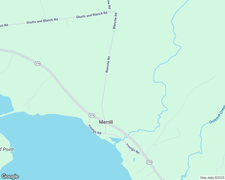 map of restaurants, bars, coffee shops, grocery stores, and more near 58 Blanche Road in Lyon Mountain
