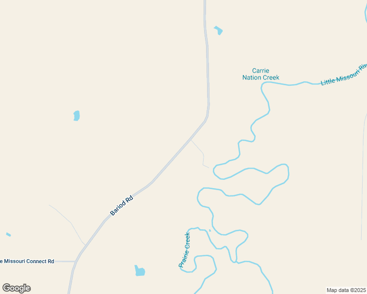 map of restaurants, bars, coffee shops, grocery stores, and more near Bariod Road in Hulett
