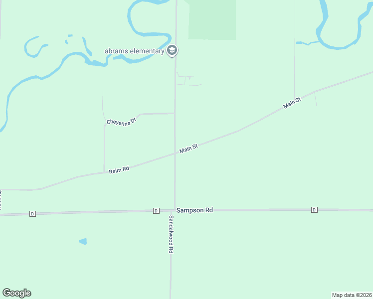 map of restaurants, bars, coffee shops, grocery stores, and more near 6494 Main Street in Abrams