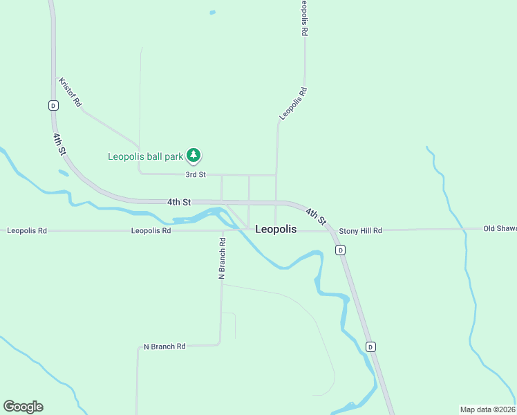 map of restaurants, bars, coffee shops, grocery stores, and more near N4933 4th Street in Leopolis