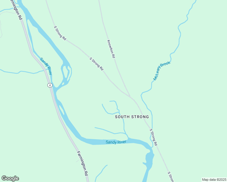 map of restaurants, bars, coffee shops, grocery stores, and more near 553 South Strong Road in Strong