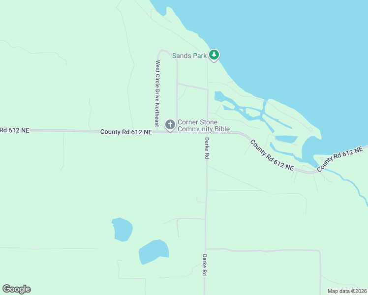 map of restaurants, bars, coffee shops, grocery stores, and more near 6844 County Road 612 Northeast in Kalkaska