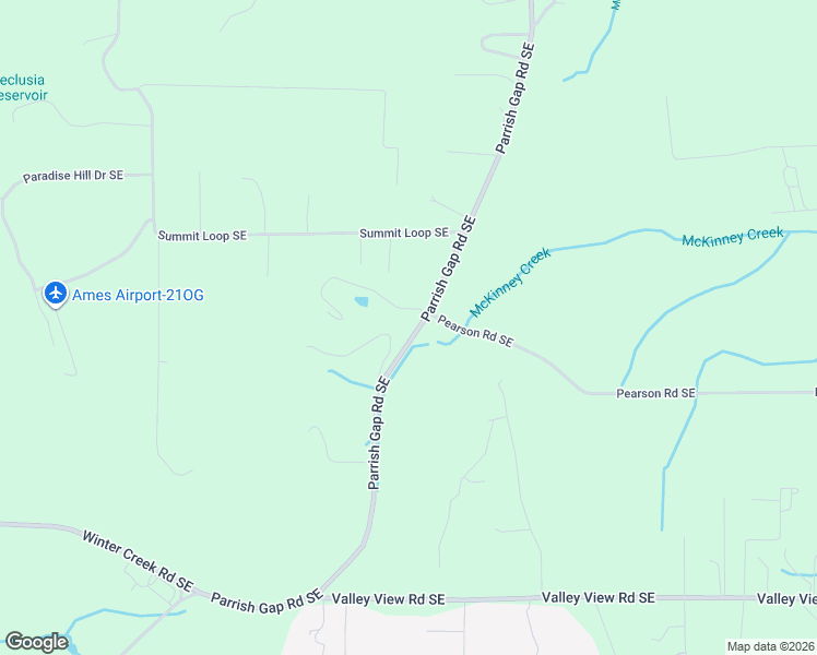 map of restaurants, bars, coffee shops, grocery stores, and more near 12765 Parrish Gap Road Southeast in Turner
