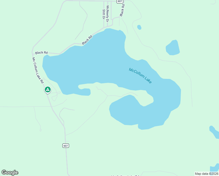 map of restaurants, bars, coffee shops, grocery stores, and more near 4076 Mc Collum Lake Road in Curran